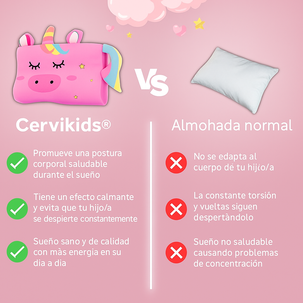 Almohada Calmante/Cervical para Niño/as CerviKids