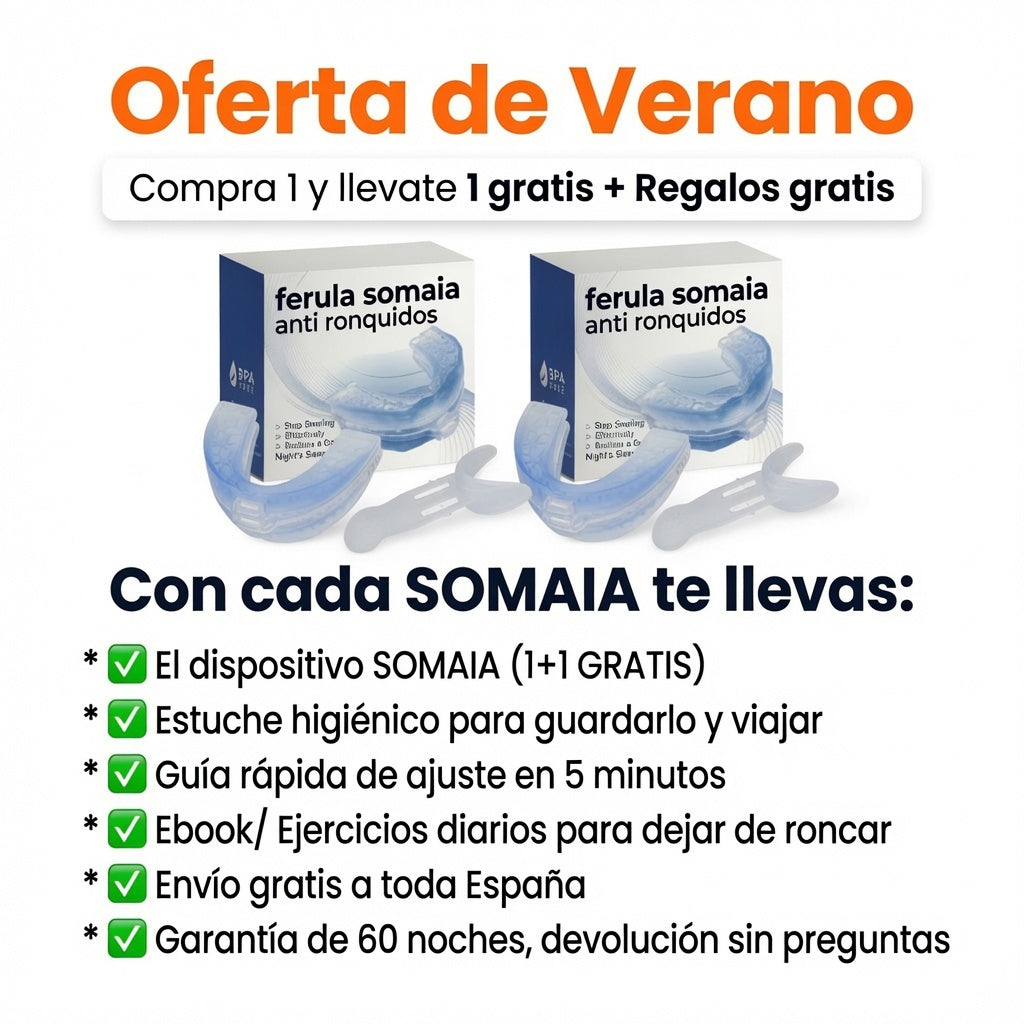 2x1 Somaia Férulas Antironquidos