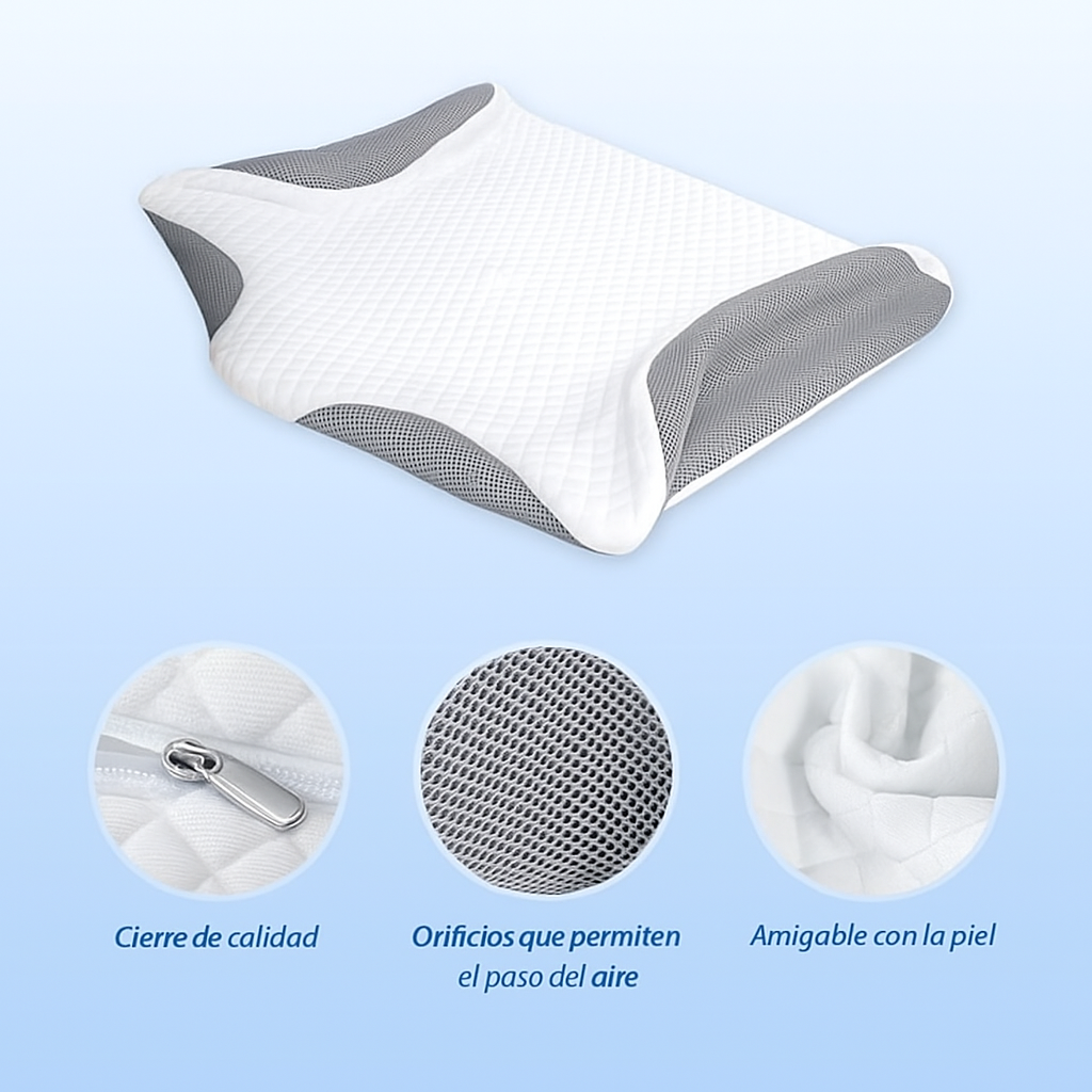 Somaia Funda de Almohada Cervical Viscolástica