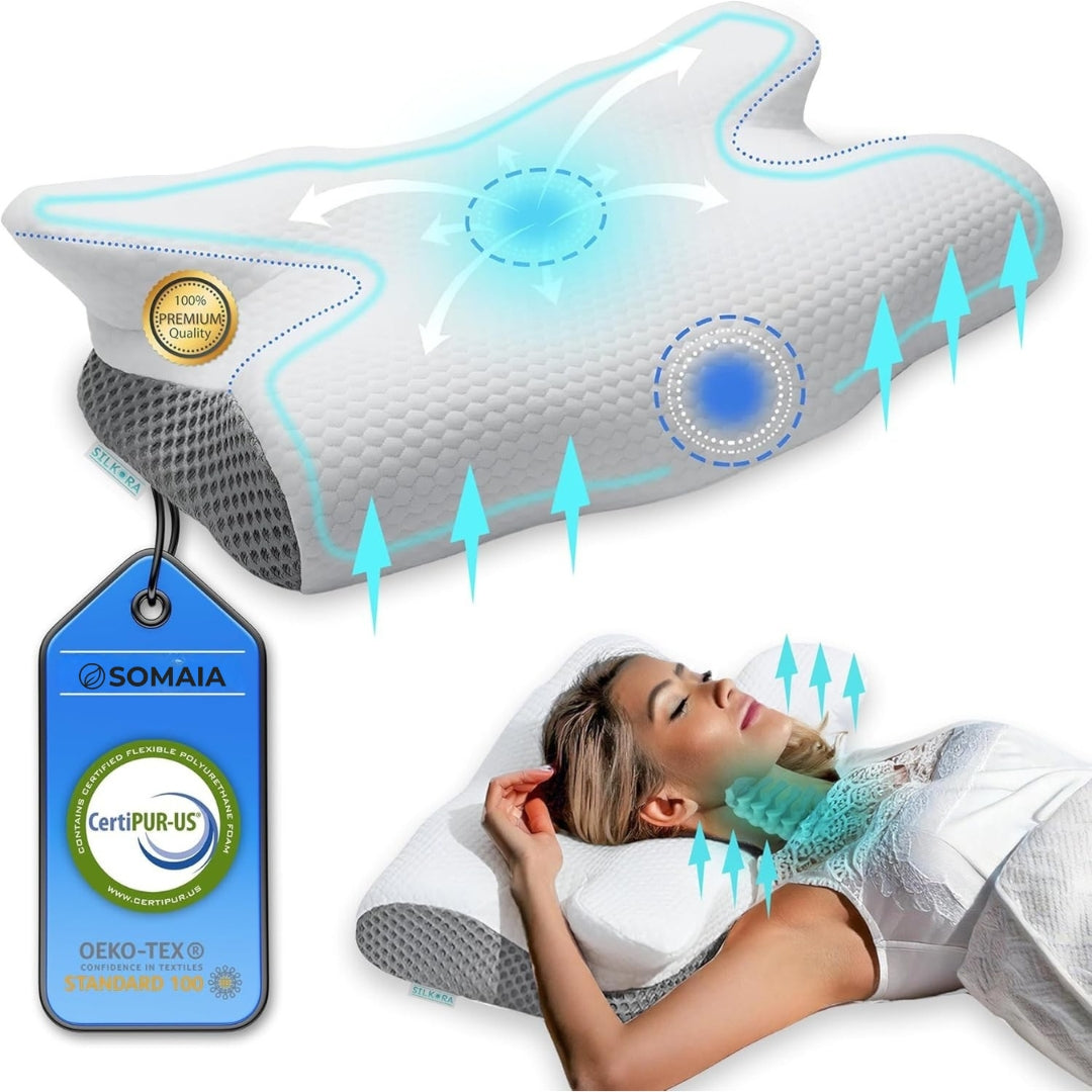 Almohada Cervical Viscoelástica Sueño Profundo