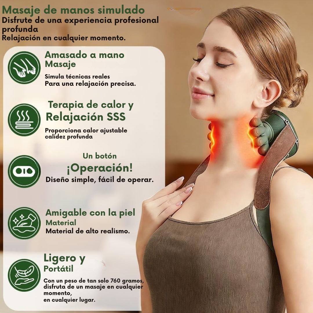 Somaia Masajeador de Cuello y Espalda 4D