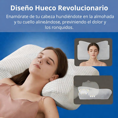 Almohada Cervical Anti Ronquidos + Funda Almohada Regalo Gratis