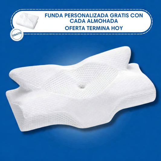 Almohada Cervical Anti Ronquidos + Funda Almohada Regalo Gratis